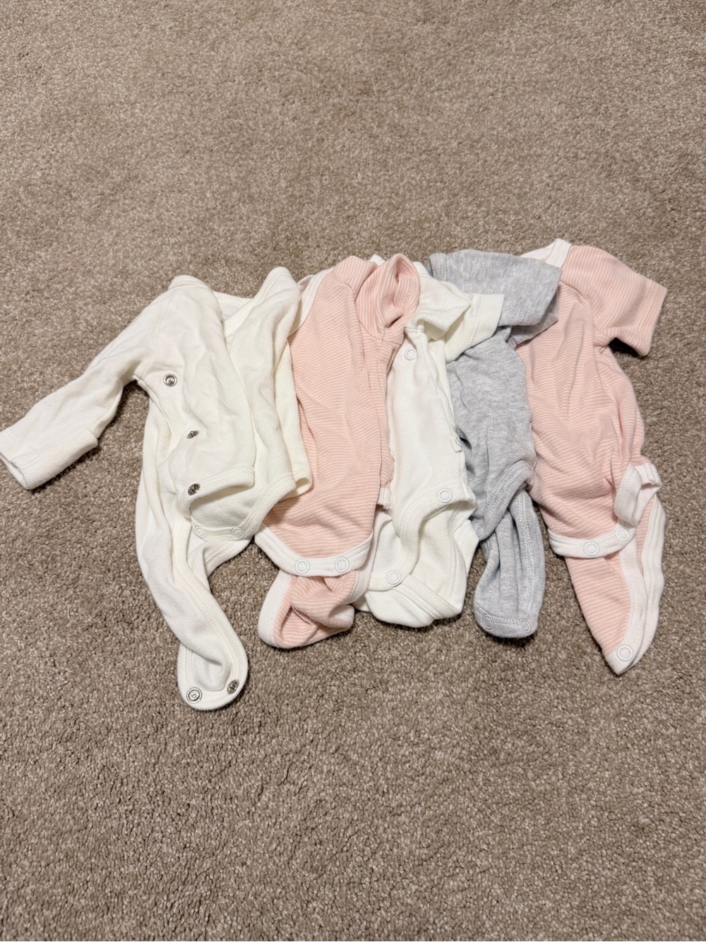 Baby Mori - Set of 5 Baby Onesiesb - Newborn